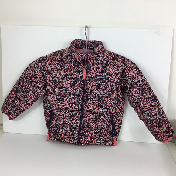 Patagonia Other - Kids Patagonia Puffer Down Jacket Floral Design Size 5T